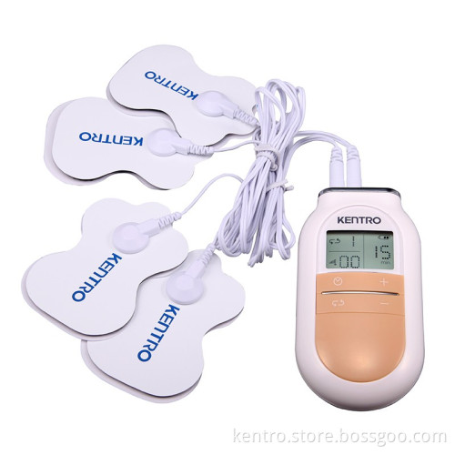 tens physiotherapy equipment ems body massager with 4 electrode pads